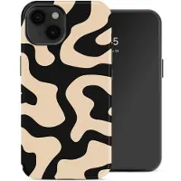 Selencia Vivid Backcover met MagSafe voor de Apple iPhone 14 - Art Wave Black
