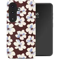 Selencia Vivid Backcover met MagSafe voor de Samsung Galaxy S26 - Choco Flower Pop