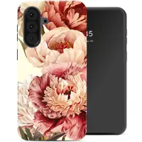 Selencia Vivid Backcover voor de Samsung Galaxy A37 (5G) - Vintage Peony