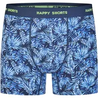 Happy Shorts Boxershorts ' Jersey ' blauw / donkerblauw