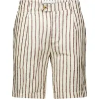 Born with Appetite Bermuda creme gestreept donkerblauw Clark