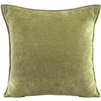 Tiseco kussen Julien groen - 100% polyester - 45 x 45 cm