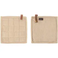 Tiseco Pannenlap Home Studio Velmar Beige (Set van 2)