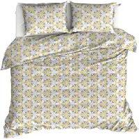 MOODIT Dekbedovertrek Odil Delta Steel Grey-240 x 200 / 220 cm | Lits-Jumeaux
