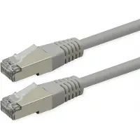 Roline Patchkabel Cat.6 (Class E), PoE, S/FTP (PiMF), grau, 10 m