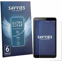 Savvies - Screenprotector voor Brave BT7X1 - Folie Beschermfolie transparant 6 Stuks