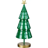 Mica Decorations Decoratie Kerstboom - H46 x Ø13 cm - IJzer - Groen