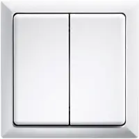 Eltako FT4F-RW Toets Draadloos Dimschakelaar 2-kanaals Opbouw (op muur) Bereik max. (in het vrije veld) 100 m