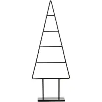 Mica Decorations Decorative Christmas Tree - L34 x W12 x H90 cm - Iron - Black