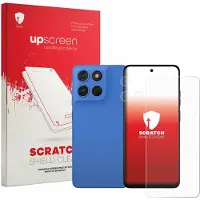 Upscreen - Screenprotector voor Motorola Moto G57 (Voor+Camera) - Folie Beschermfolie transparant