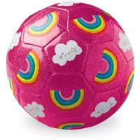 Crocodile Creek voetbal glitter regenboog maat 3 roze speelgoed.