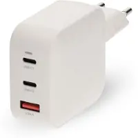 Nedis USB lader | 2x USB-C PD en 1x USB-A QC | GaN | 100W | wit