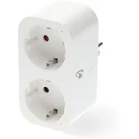 Nedis Smart plug | inclusief energiemeter | Max. 3680W | WiFi (Tuya) | IP20 | Wit (NL)