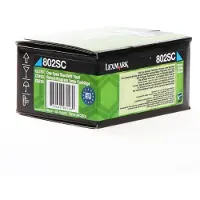 Lexmark Toner 80C2SC0 (802SC) Cyaan