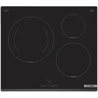 Bosch Serie 4 PUJ631BB5E, zwart, inbouwmodel, 59,2 cm, inductiekookplaat met zones, glaskeramik, 3 kookzones