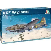 Italeri Modelbouwpakket Vliegtuigen - 1487 Boeing B-17F Flying Fortress - Amerikaanse Zware Bommenwerper Plastic - 1:72 - Modelbouw
