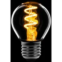 Expo Led Spiraal Kogel G45 E27 4W dimtone 2700k - 2200k helder 250L