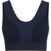 Falke CORE Seamless Medium Support voor laag activiteitsniveau functioneel sportbeha dames blauw - maat XL