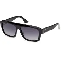 GCDS Zonnebril GD0075 56/14/145 Glanzend zwart Voorzijde acetaat UNISEX GD0075