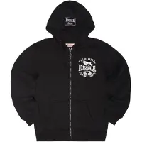Lonsdale Sweatvest 'Seghill' zwart / wit