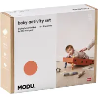 Modu Baby Motorische vaardigheden - 10 Onderdelen - Burnt Orange - - OneSize - Motoriek speelgoed