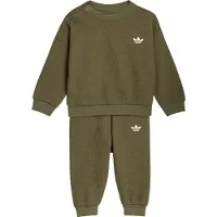 Adidas Originals joggingpak - olijfgroen Jongens/Meisjes Polyester Ronde hals - maat 92