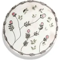 Serax Midnight Flowers Dinerbord Mirtillo Nude
