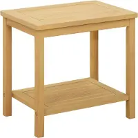 vidaXL Bijzettafel, olie-afwerking, natuurlijke stijl, 50 x 35 x 45 cm, massief acaciahout