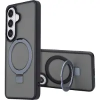 Accezz Ring Stand Backcover met MagSafe voor de Samsung Galaxy S26 - Zwart