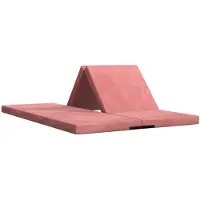 vidaXL Vouwbare Sofa Bed 140 x 67 x 15 cm Roze