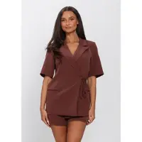 Ydence Dames Blazers Blazer Lucille - Bruin - Maat M