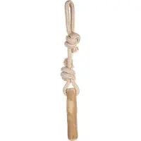 Flamingo Java - Honden Speelgoed - Kauwwortel - Hout en Trektouw - Bruin - Maat L