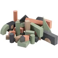BabyTrold - Foam building blocks - Antracit (5704211720850)
