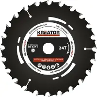 Kreator Invalzaagblad voor Hout 165x20x2mm 24T