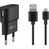 Goobay Micro-USB voeding compleet - Micro-USB oplader - USB 2.0 micro stekker