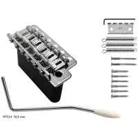 Wilkinson WV6S/C Tremolo Systeem met Stalen Blok en Chroomafwerking