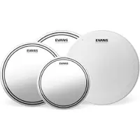 Evans EPP-EC2SHDD-F EC2S Clear Fusion with HD Dry Snare Batter Set drumvellen