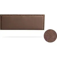 Moonia Hoofdbord - Gestoffeerd - Chocolade - Elegant en Duurzaam - Aqualine Stof - Hoogwaardige Afwerking