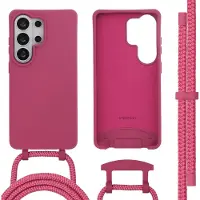 IMoshion Color Backcover met afneembaar koord met MagSafe voor de Samsung Galaxy S26 Ultra - Raspberry