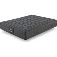 Moonia Black Spring Royal Pocketvering Matras - 150 x 190 cm - Zwart - 30 cm Dikte - Ergonomisch en Ademend - Duo-Systeem Technologie