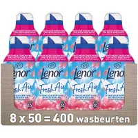 Lenor 8x Wasverzachter Fresh Air Fleurige Bloesem 50 Wasbeurten 700 Ml
