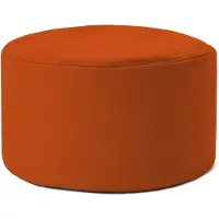 Lumaland Zitzak poef | Compacte zitzak met 3-in-1-functie: comfortabele poef, handig tafeltje en stijlvolle voetenbank voor binnen en buiten | Met flexibele EPS-vulling | Ø 25 x 45 cm