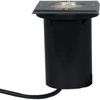 QAZQA Grondspot staal 10,5 cm IP65 - Basic Square
