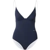 Marc O'Polo Badpak 'Essentials' navy / wit