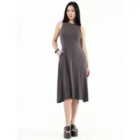 Busem Mouwloze Midi-jurk met Zakken