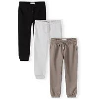 MINOTI Broek taupe / lichtgrijs / zwart