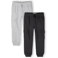 MINOTI Broek grijs gemêleerd / zwart gemêleerd