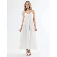 Busem V-hals Midi Slip Jurk