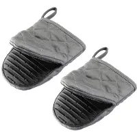 Westmark Ovenwanten Mini – Kleine ovenwanten voor veilig werken aan het fornuis en de oven, keukenwanten met hittebestendigheid tot 250 °C – 2 stuks, 15522270