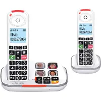 SwissVoice Téléphone sans fil Xtra 2355 Duo avec répondeur Blanc